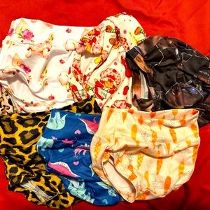 Bummies 0-3m $35 they are all from a boutique.